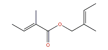 (E)-2-Methyl-2-butenyl (E)-2-methyl-2-butenoate